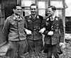 Первые кавалеры Рыцарского Креста JG26.Слева направо: Герхард Шёпфель (Gerhard Schöpfel), Адольф Галланд (Adolf Galland) и Йоахим Мюнхеберг (Joachim Müncheberg). Сентябрь 1940 г.