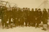 Летчики и штурманы 209 бап. 25.02.42 г. (2-й слева В.Е.Мацокин)